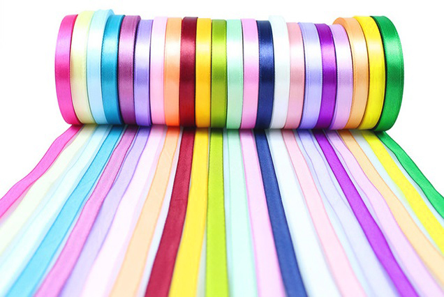 WSTĄŻKA SATYNOWA ATŁASOWA 12mm / 27m na ROLKI - ŻÓŁTA 12 Marka Woolcomb