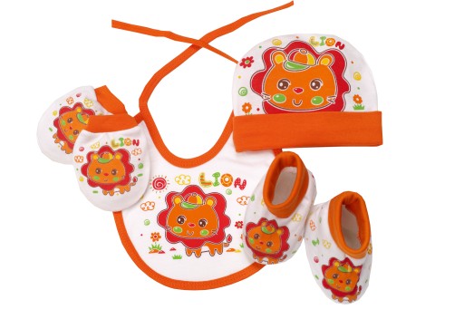 KOMPLET NIEMOWLĘCY ŚLINIAK 4 CZĘŚCIOWY Marka inna marka