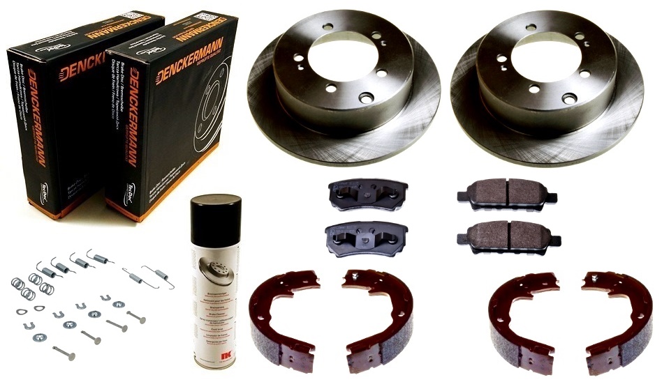 Диски колодки щелепи MITSUBISHI OUTLANDER і ззаду