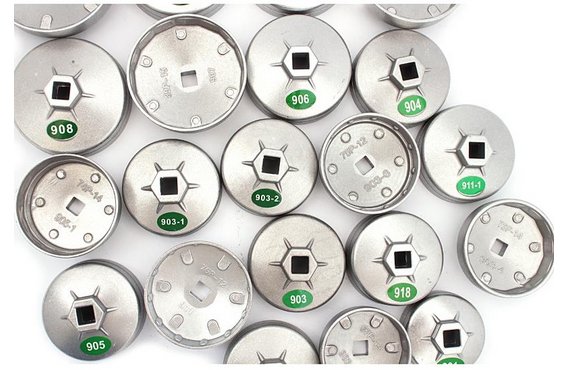 KLUCZE NASADOWE DO FILTROW OLEJU 23 SZT Brand XL Tools