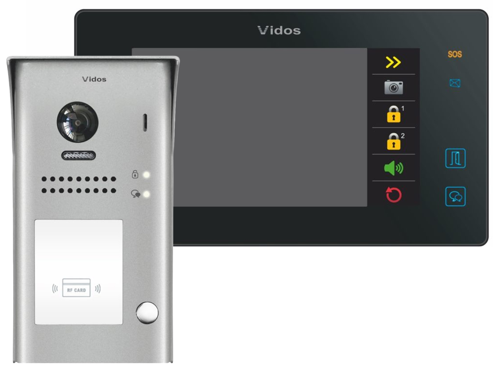 Vidos wideodomofon M1021B S1101A dwużyłowy Duo