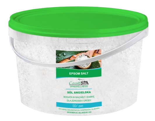 

Naturalna Sól Epsom, Gorzka, Siarczan Magnezu 5 Kg