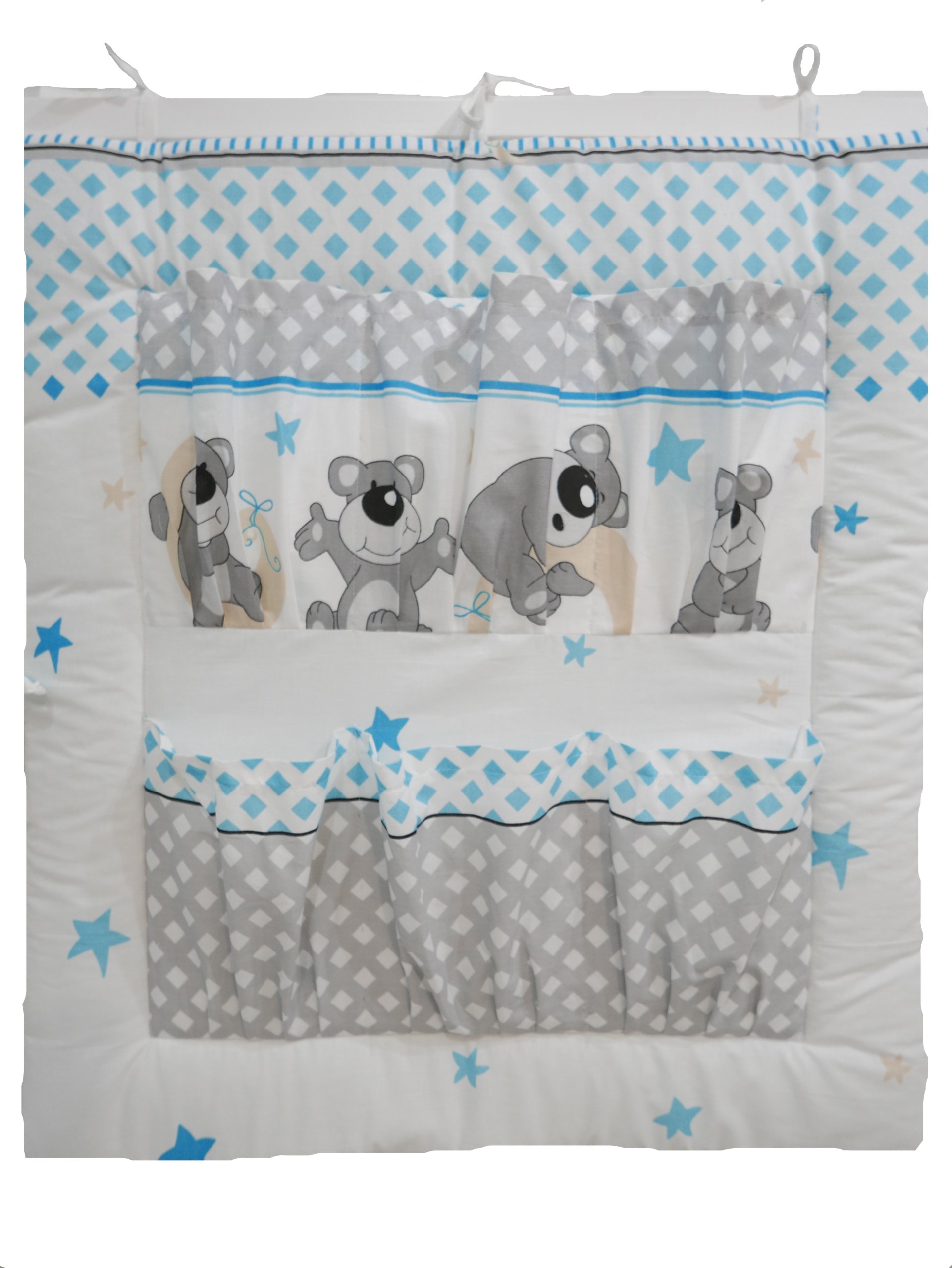 

organizer-przybornik na łóżeczko dziecięce 65x70cm