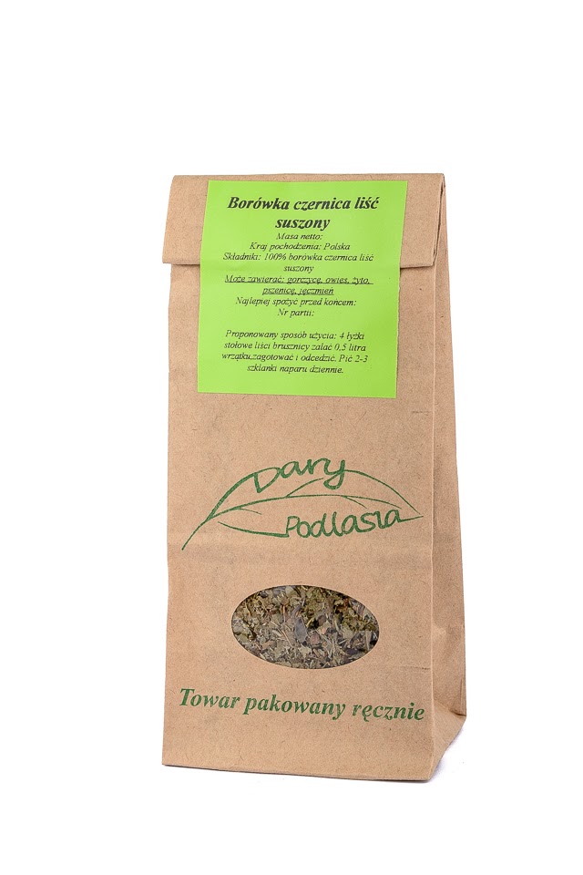 

Czarna jagoda (Czernica) liść -500g- Dary Podlasia