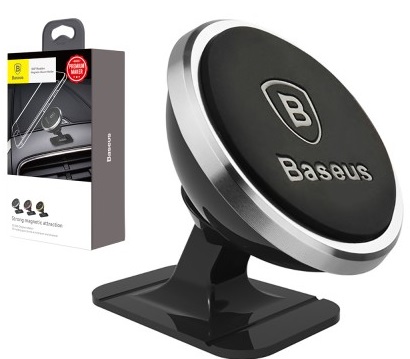 BASEUS UCHWYT SAMOCHODOWY MAGNETYCZNY DO TELEFONU NA DESKĘ KOKPIT + BLASZKI EAN (GTIN) 6953156245662