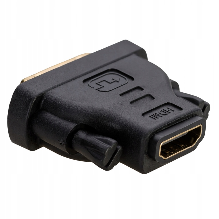 Adapter / Przejściówka DVI-I M (24+5) na HDMI F Zastosowanie Video