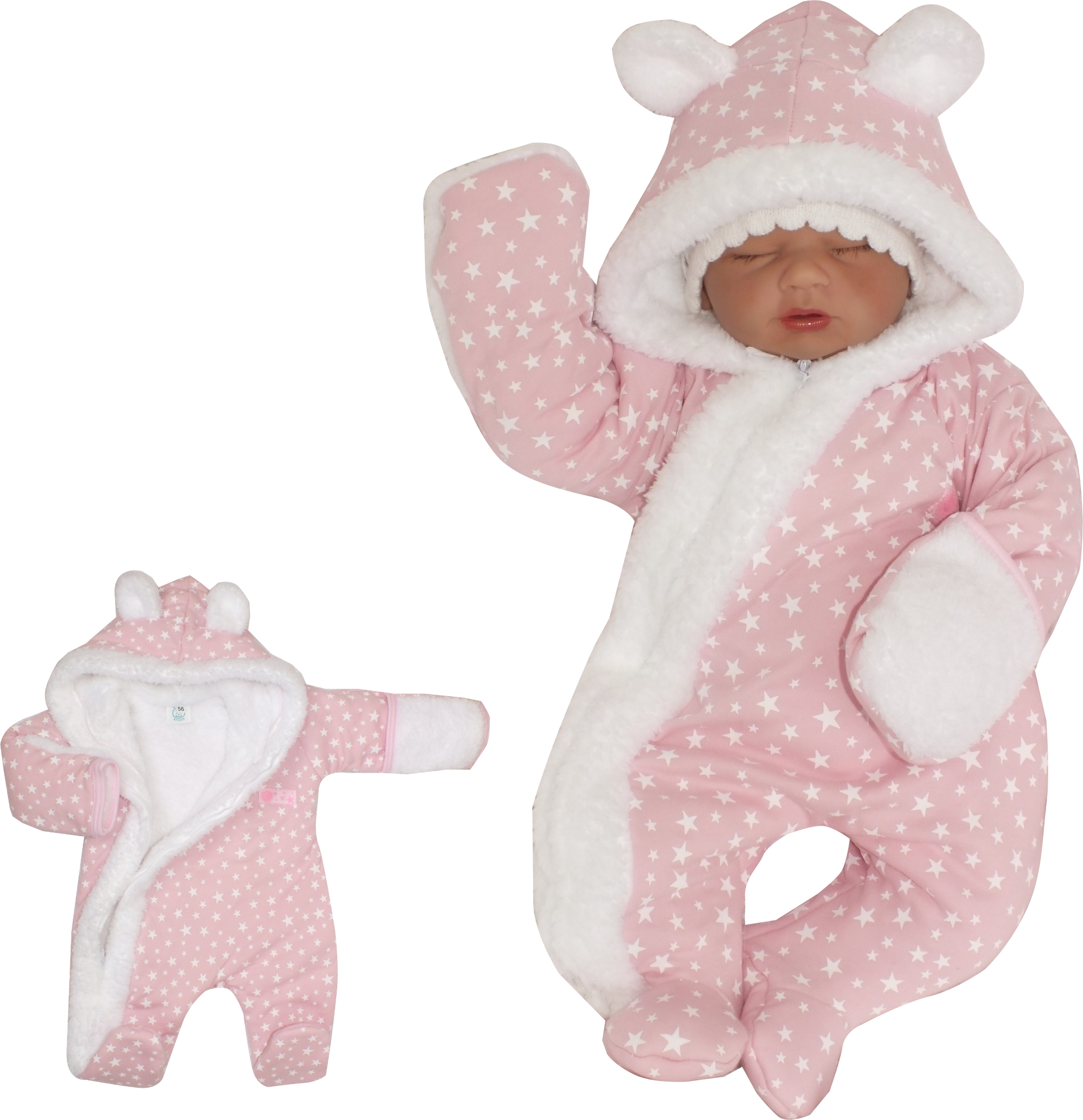 Kombinezon NIEMOWLĘCY ocieplany JESIEŃ-ZIMA 62