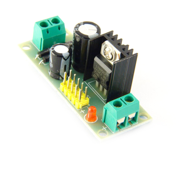 

Moduł zasilacza +5V stabilizator 7805______BTE-157