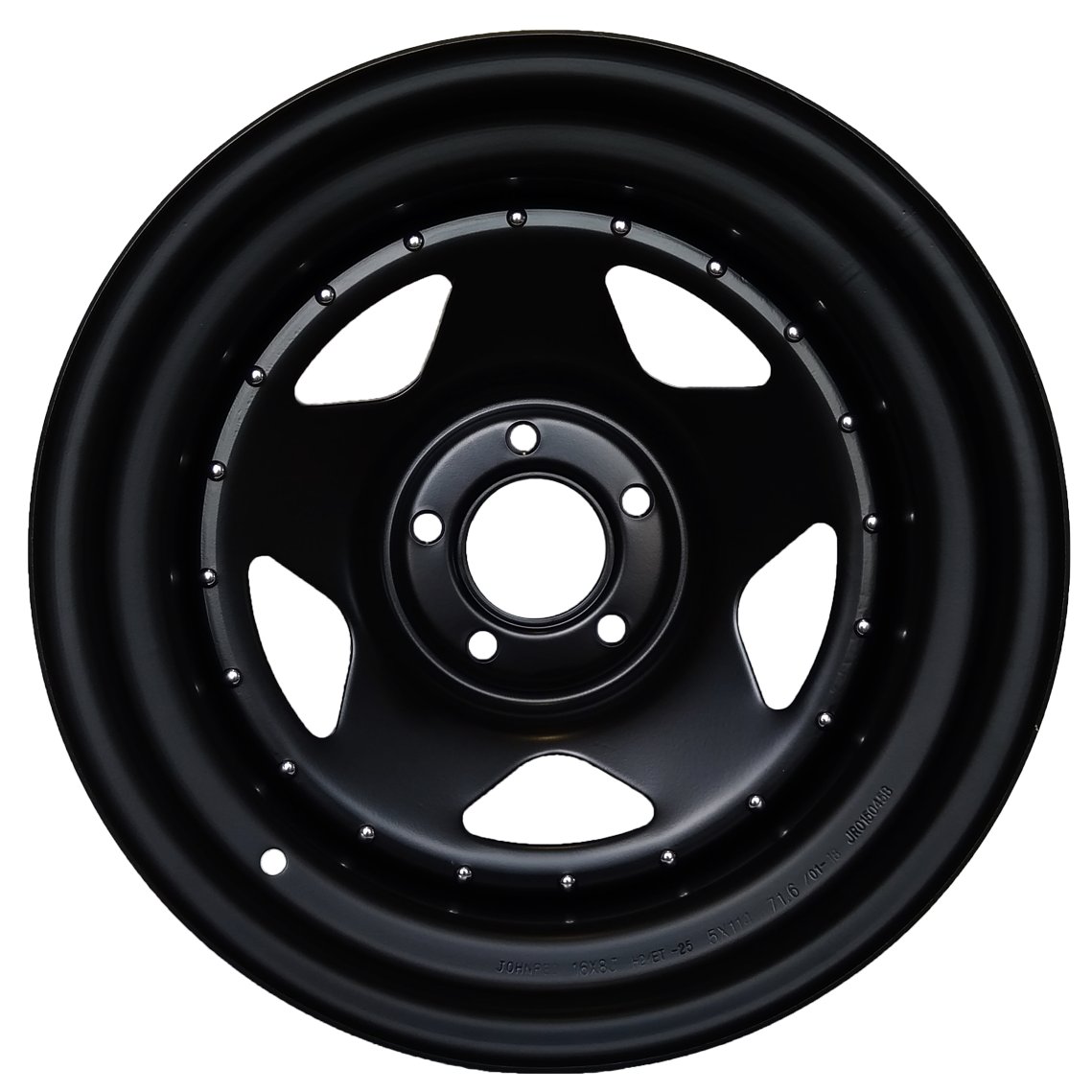Сталеві диски матовий чорний 17X8 5x139, 7 ET0 RAM1500