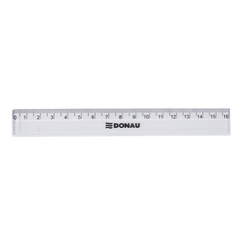 

Donau Linijka 16CM Transparentna