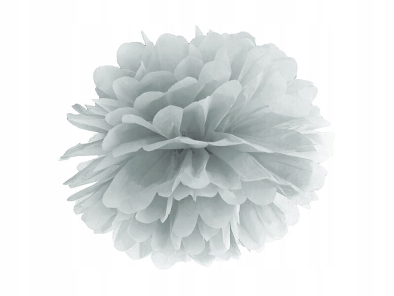 

Pompony Bibułowe Kule 35cm - Srebrne PP35-018