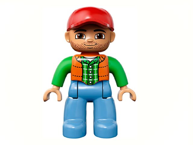 

Ts Nowe Lego Duplo figurka tata Mechanik z brodą