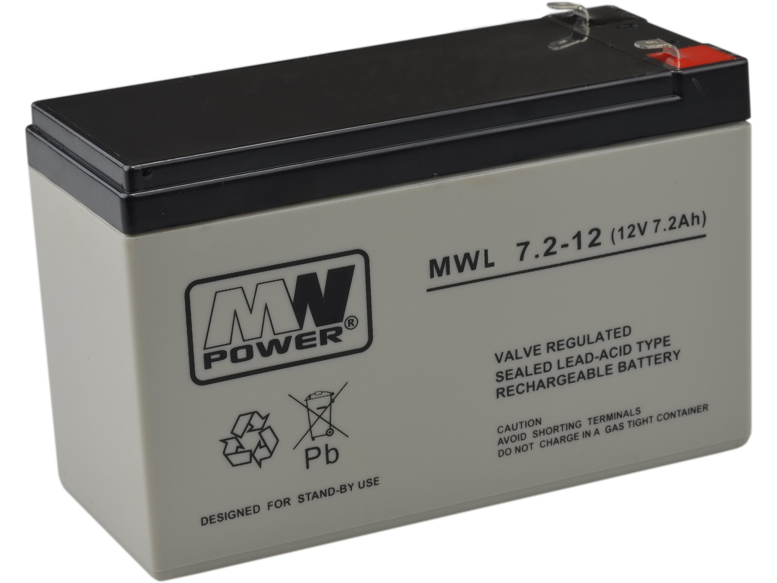 Akumulator żelowy Mwl 12v 72ah Agm Do Ups Apc Rbc