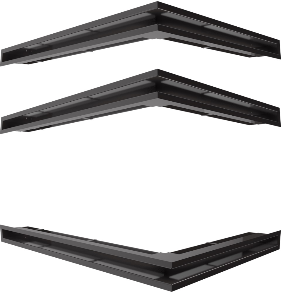 Krbová Mřížka Luft Rohová 766x547x60 3 Ks Sada Pravá Kpl