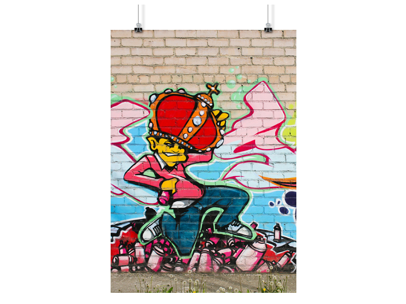 

Plakat Graffiti Rysunek 50x70CM 24 Wzory Matowy