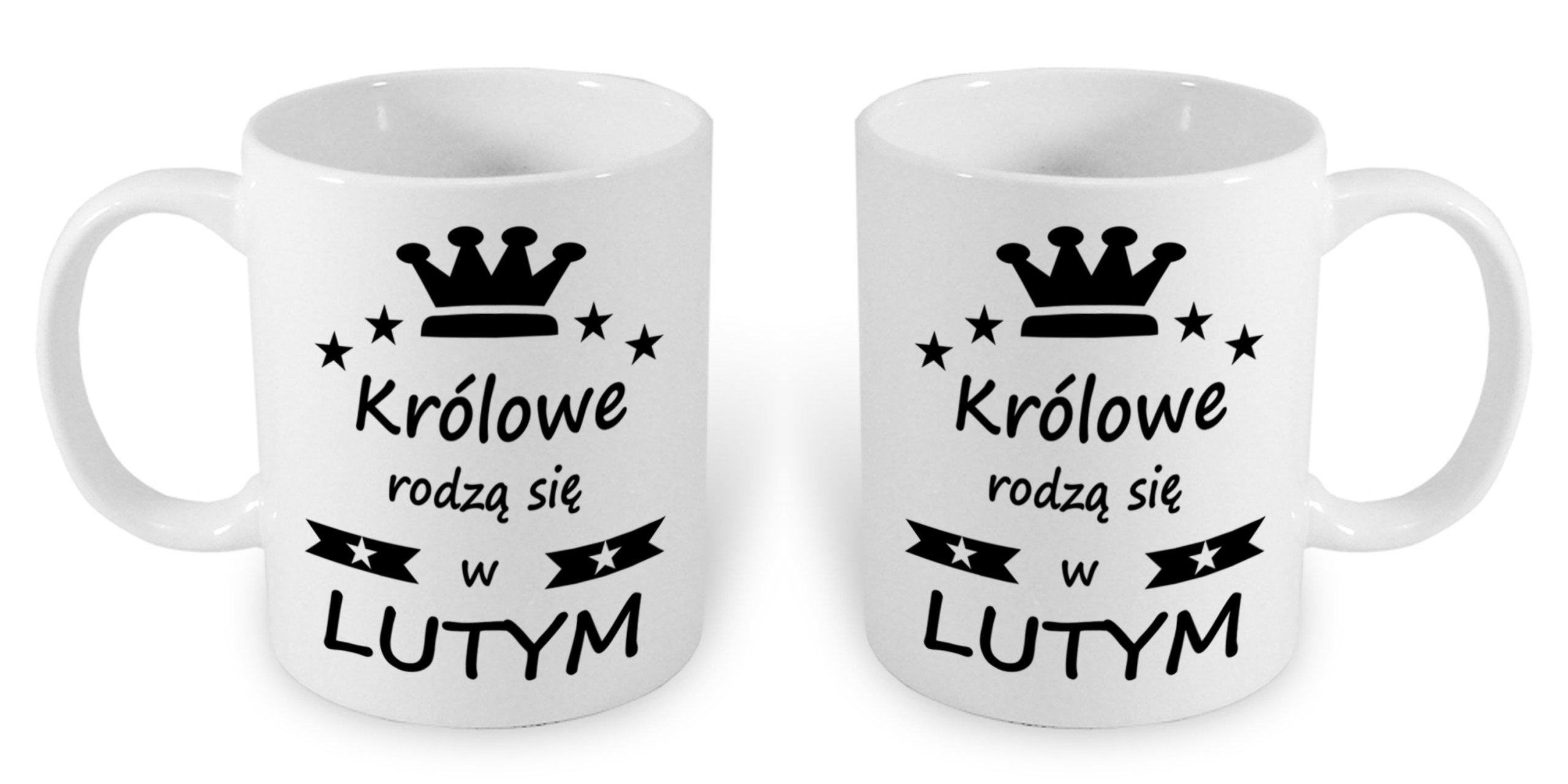

Duży Kubek 450ml Królowe Rodzą Się W Lutym