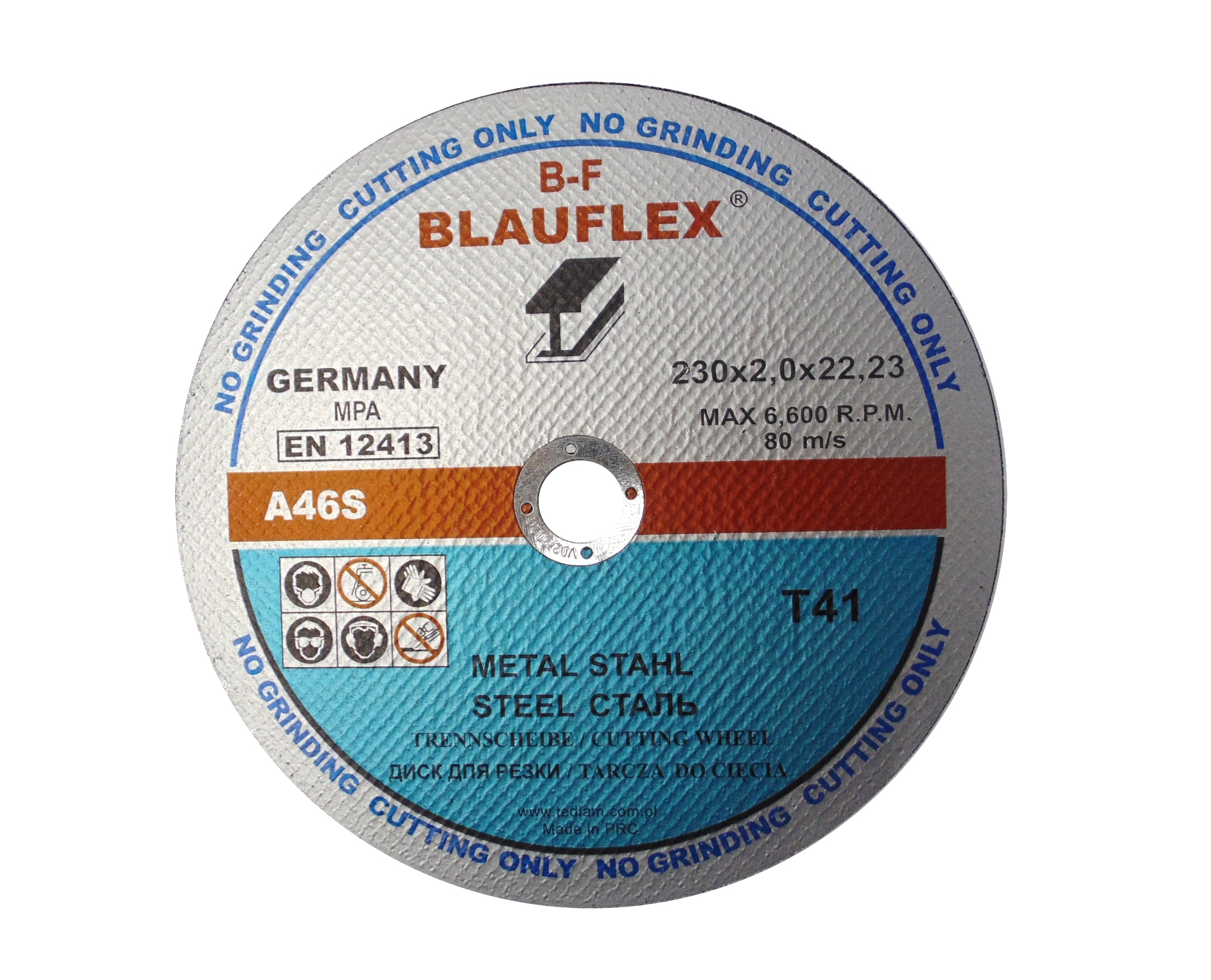 

Tarcza Do Metalu 230 x 2 mm Blauflex Tarcze Metal