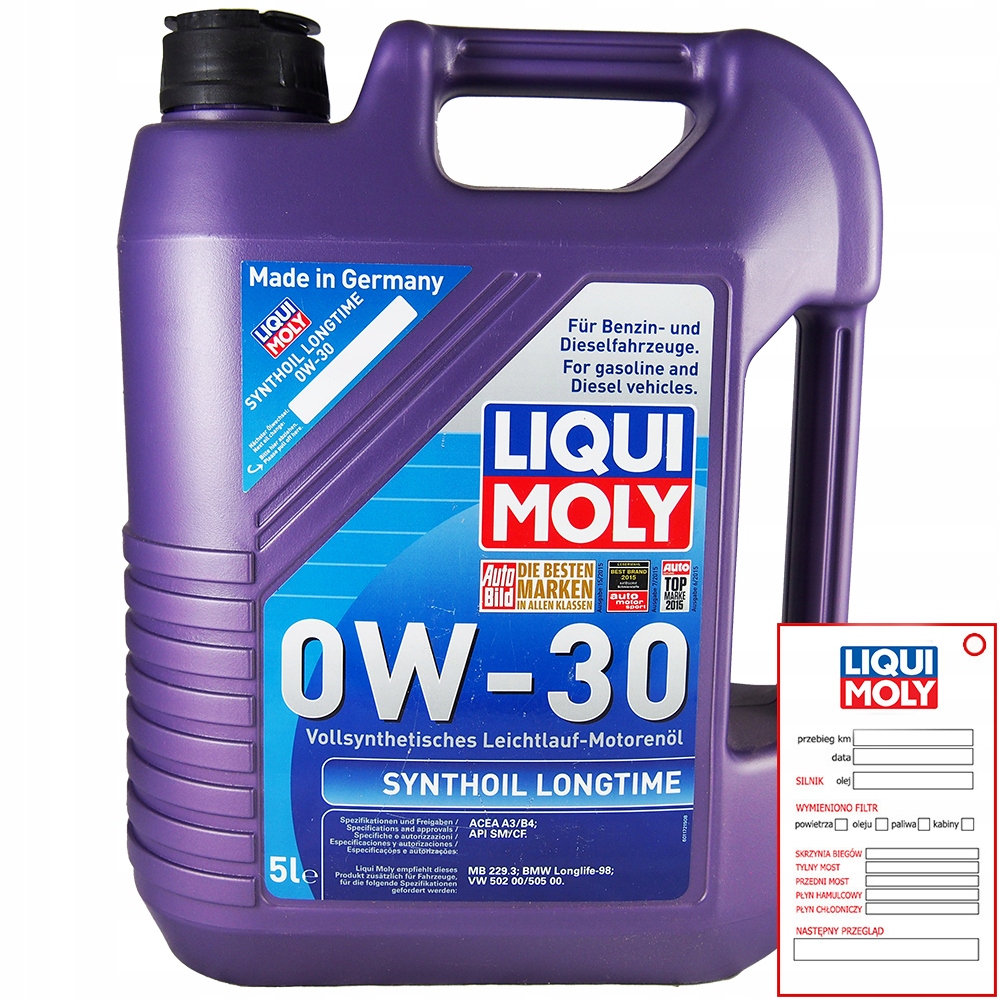 

Liqui Moly Synthoil Longtime 0W30 5L 1172