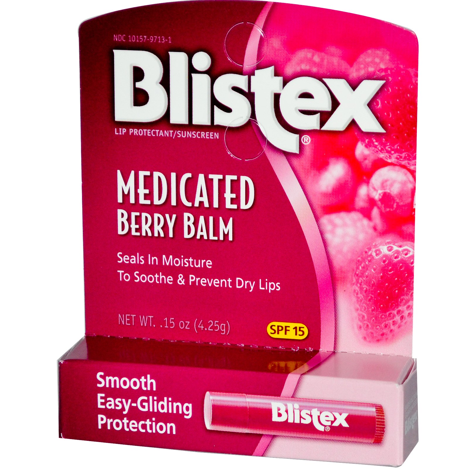 Liečivý balzam, rúž na pery hydratačný berry Blistex 4,25 g SPF