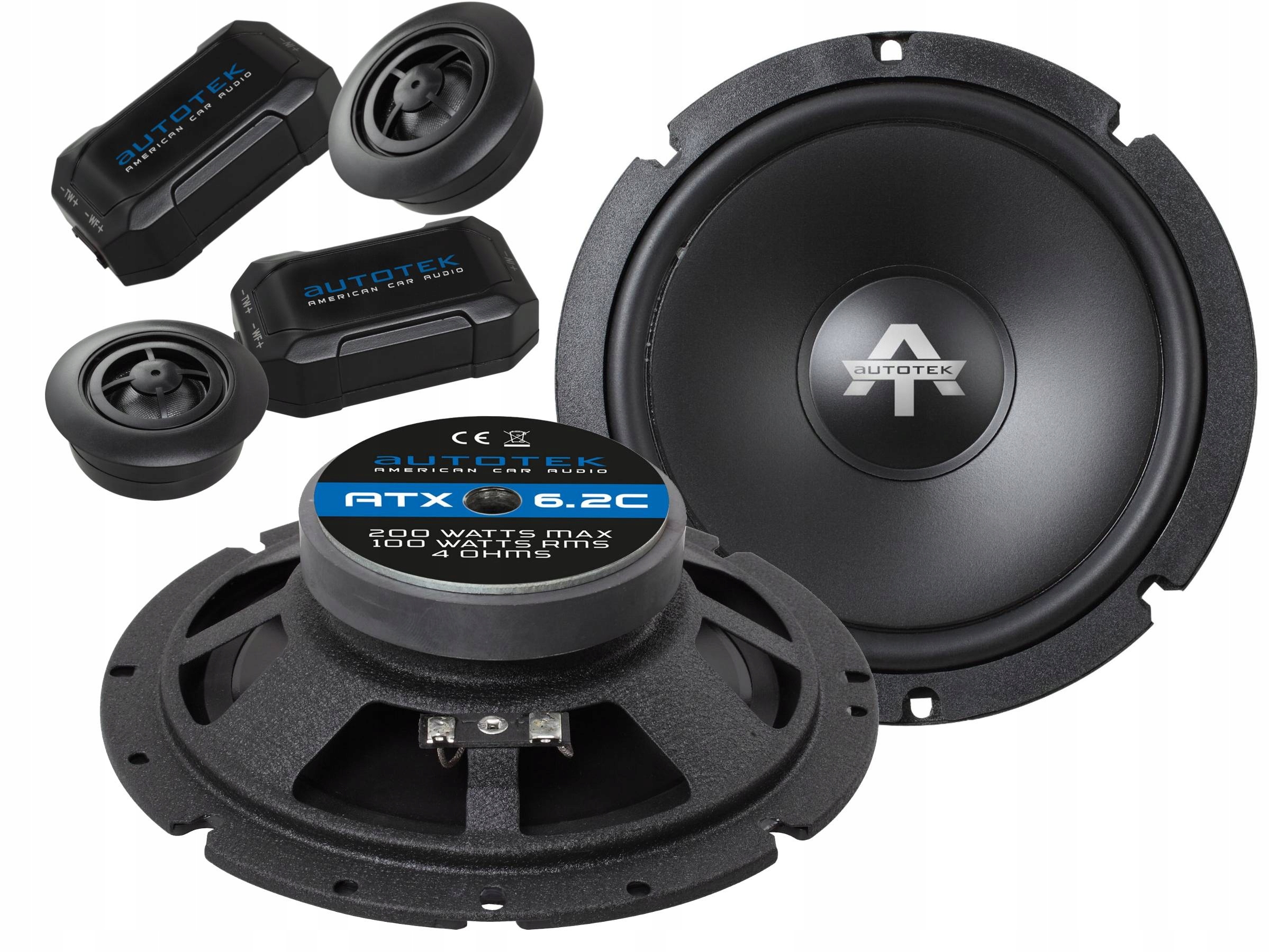 

Autotek ATX6.2C Głośniki 165mm system odseparowany
