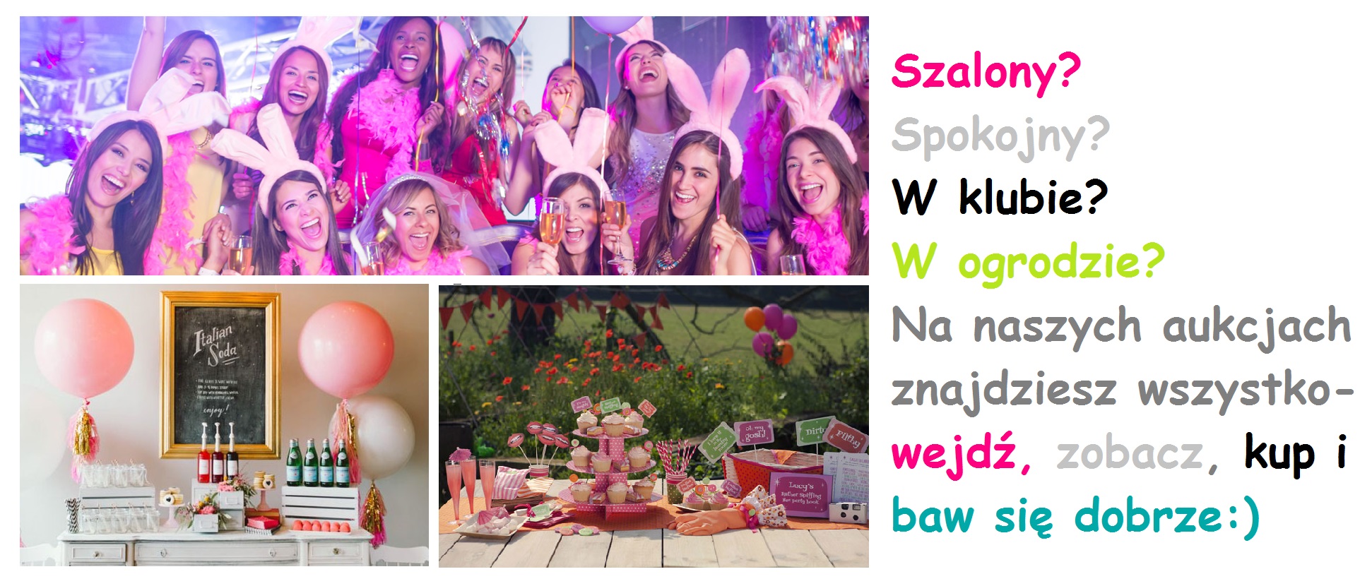 Taśma na WIECZÓR PANIEŃSKI szarfa baner napis 10m Model taśma