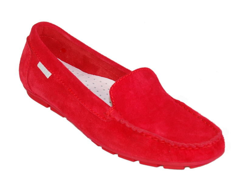 Nessi 17130 mokasyny czerwone zamsz 36 Długość wkładki 23.5 cm