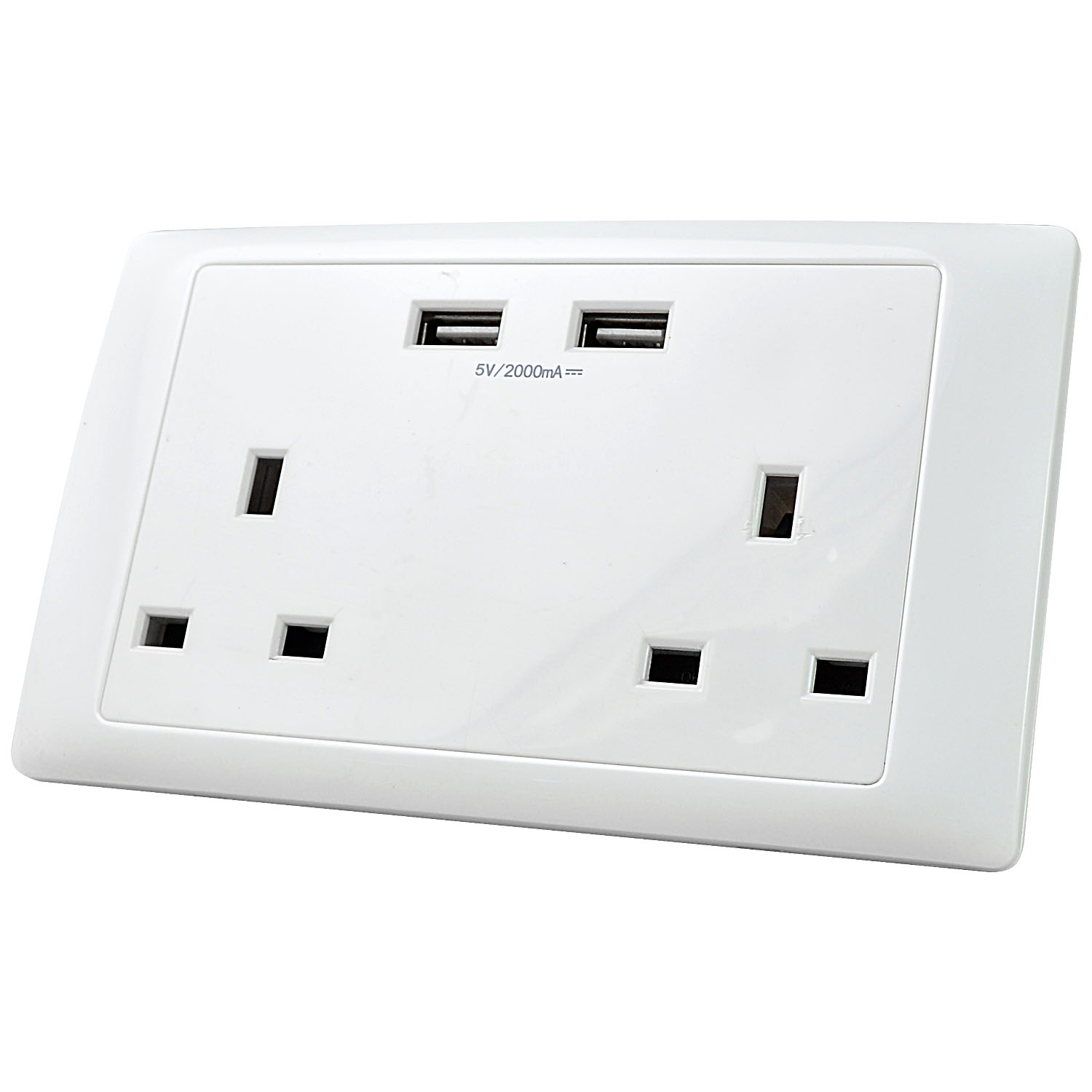 

Gniazdo sieciowe z 2 Usb Mengs 2000mAh Uk 5V 13A