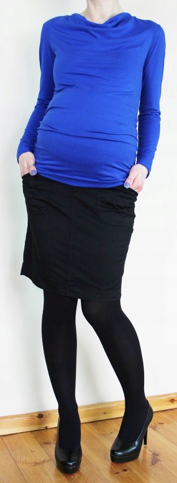 EXTRA WYGODNE KLASYCZNE SPÓDNICE CIĄŻOWE S Rozmiar S