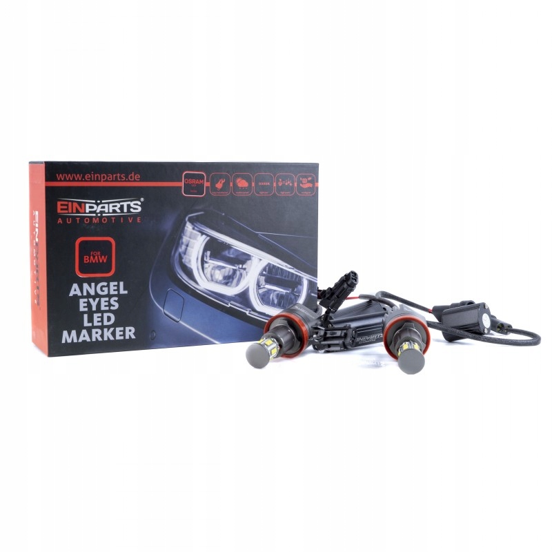 

Mocne H8 Drl 2x120W Cree Led Marker Ringi Bmw