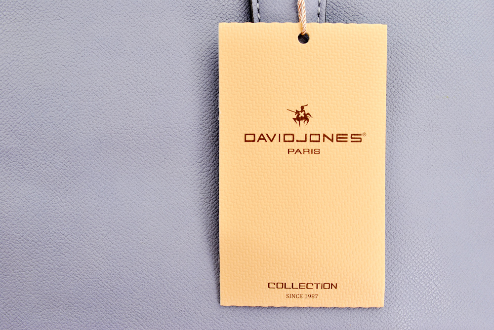 Torebka DAVID JONES Błękitna Kuferek Listonoszka Styl miejski