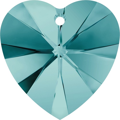 Swarovski 6228 Heart Blue Zircon 14,4x14mm
