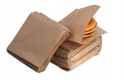 

Koperty Kraft powlekane papierowe Burger 16cm 250x