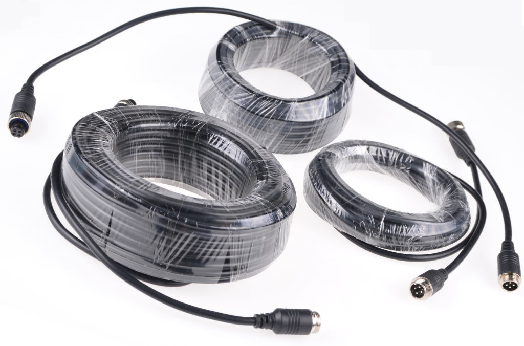 2x KAMERA COFANIA 4PIN AHD 1.3 LCD 7'' 12/24V +35m Model m7AHD2C960