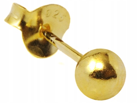 

Versil kolczyk kulka 4 mm złocone Srebro 0,925