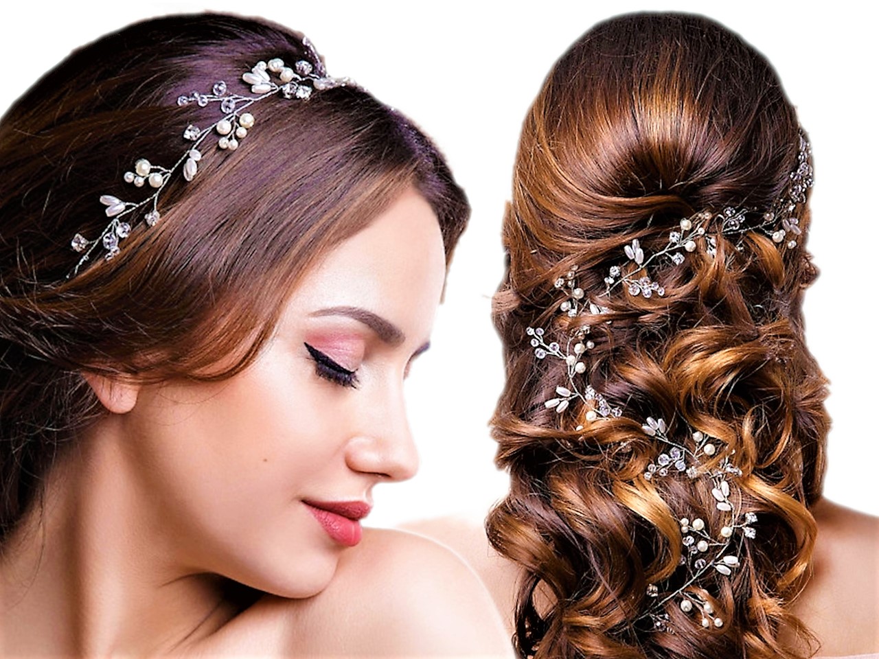 

Gałązka stroik włosów idealny na welon ślubny boho