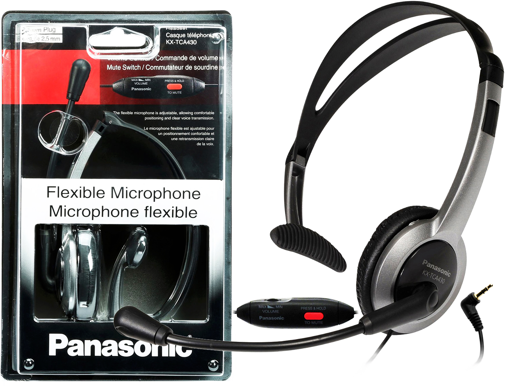 

Panasonic KX-TCA430 słuchawka nagłowna Call Center