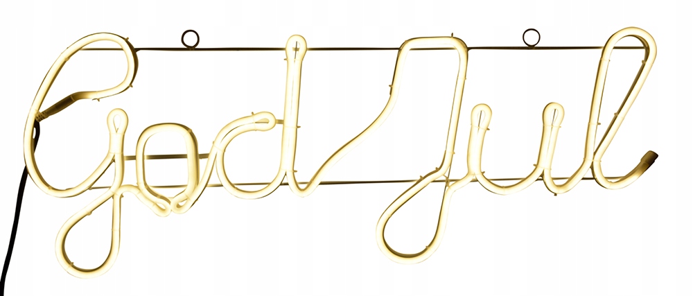 

Lampa Neon Led świąteczna napis God Jul złoty 84cm