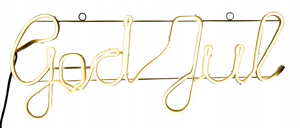 NEON vánoční nápis GOD JUL zlatý 84cm za 526 Kč od BYDGOSZCZ - Allegro - (7722183835)