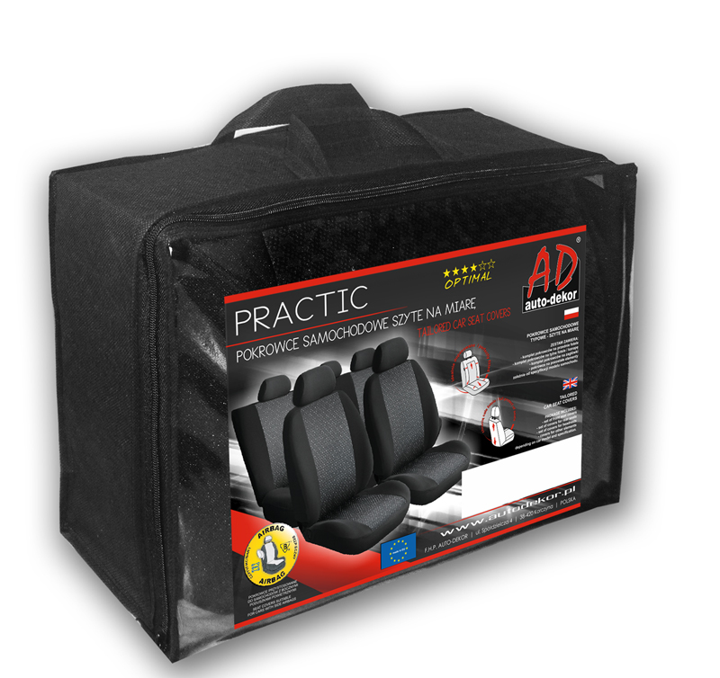 TYPOWE POKROWCE NA FOTELE CITROEN C4 PICASSO 06-13 Cechy dodatkowe szwy/otwory na poduszki powietrzne