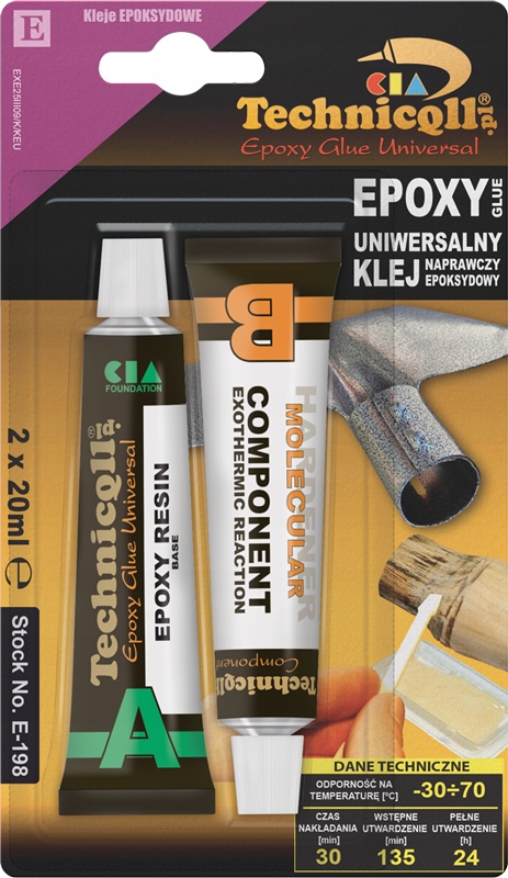 

Klej Uniwersalny Epoksydowy 2*20ML Technicqll