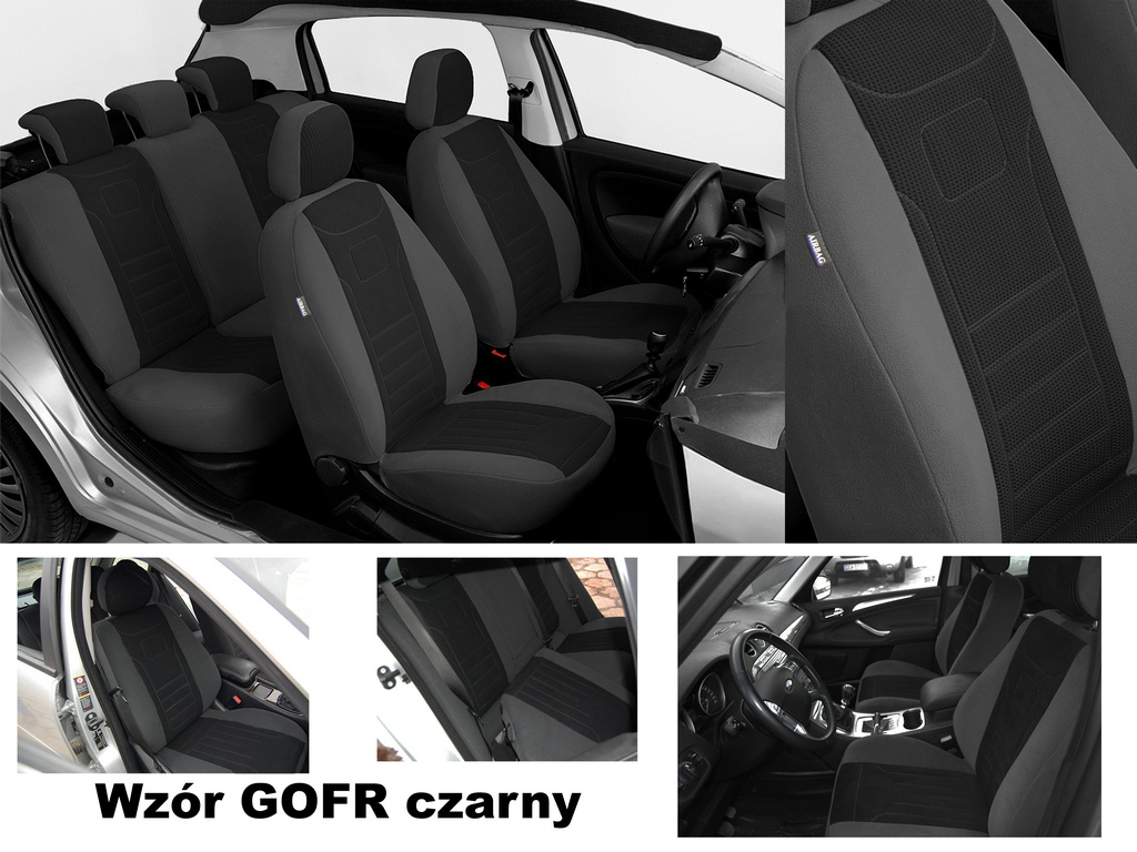 VW Touran II 5m POKROWCE NA FOTELE SAMOCHODOWE Typ pokrowiec
