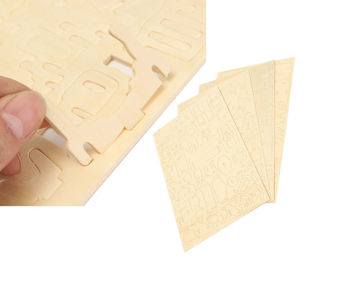 PUZZLE DREWNIANE 3D PRZESTRZENNE FENIX COLOR Kod producenta MC033