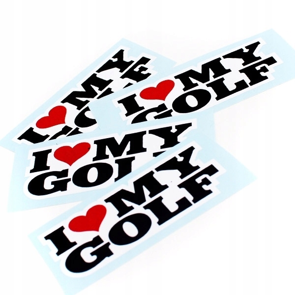 

Naklejka sticker I Love My Golf volkswagen