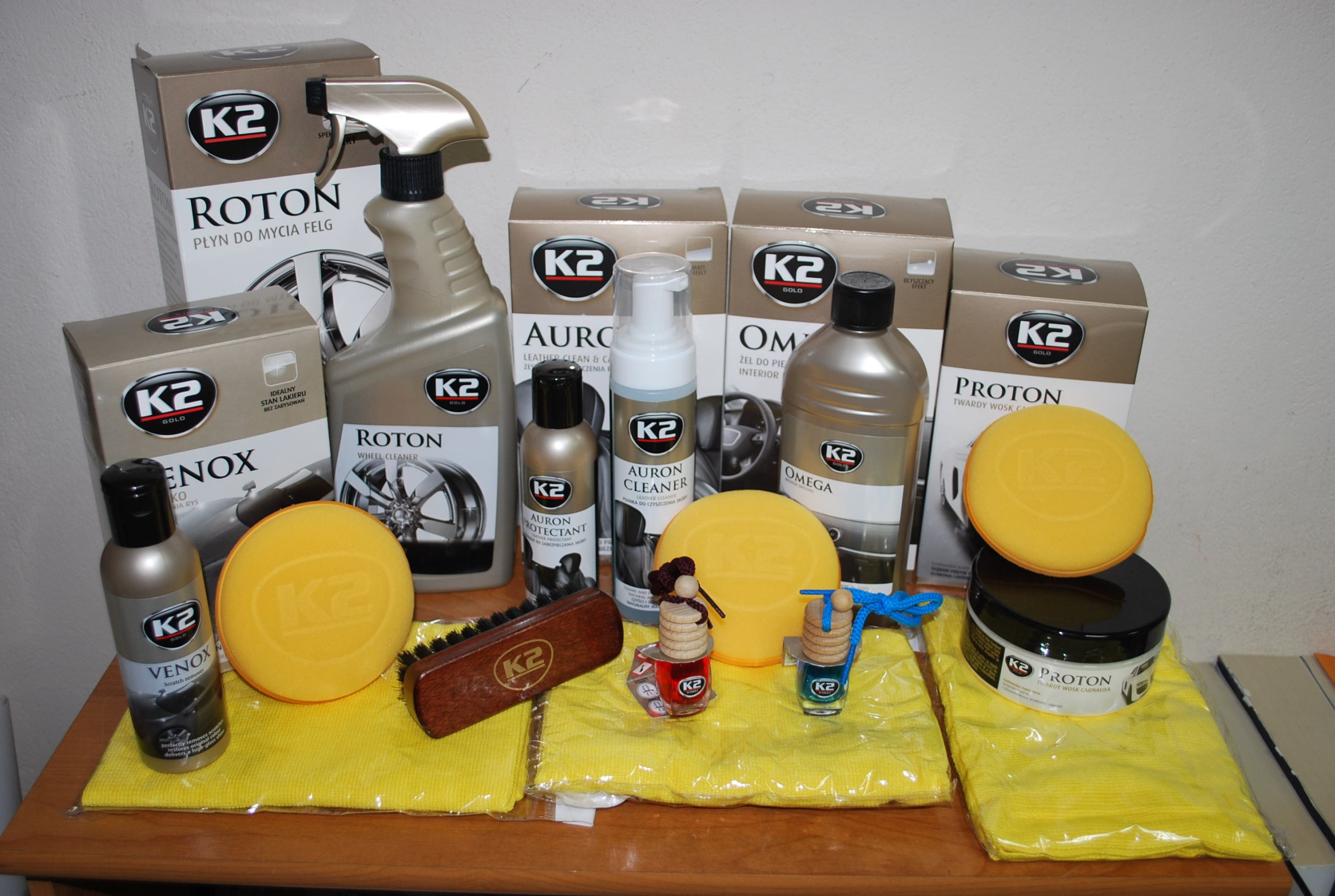 KOSMETYKI SAMOCHODOWE ZLOTA SERIA GOLD JAKOSCI Brand K2