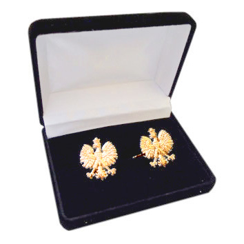 

Orzeł Godło Polski Spinki Do Mankietów Z Etui 3D