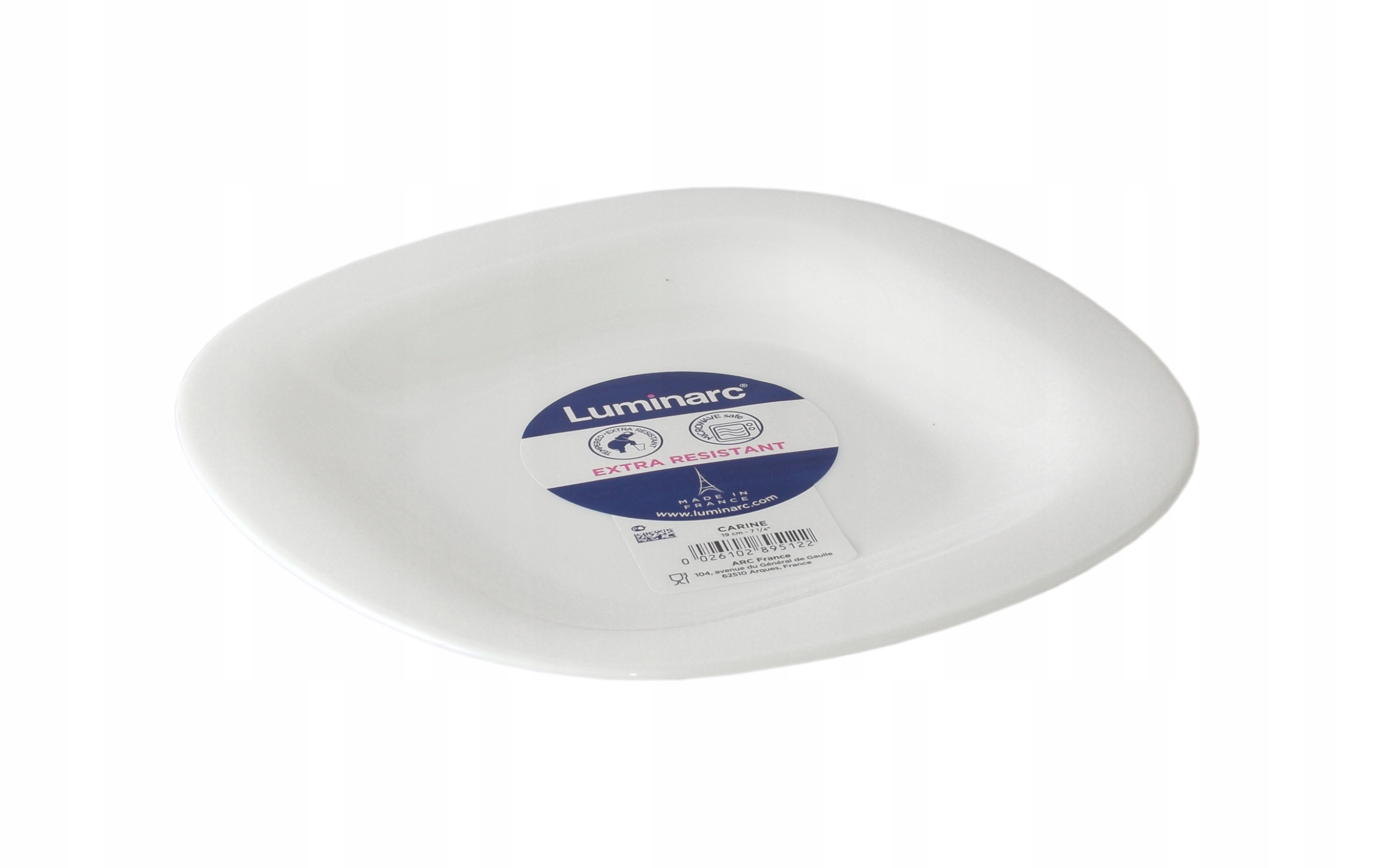 

10008 Luminarc Carine Talerz Deserowy 19,5CM Biały