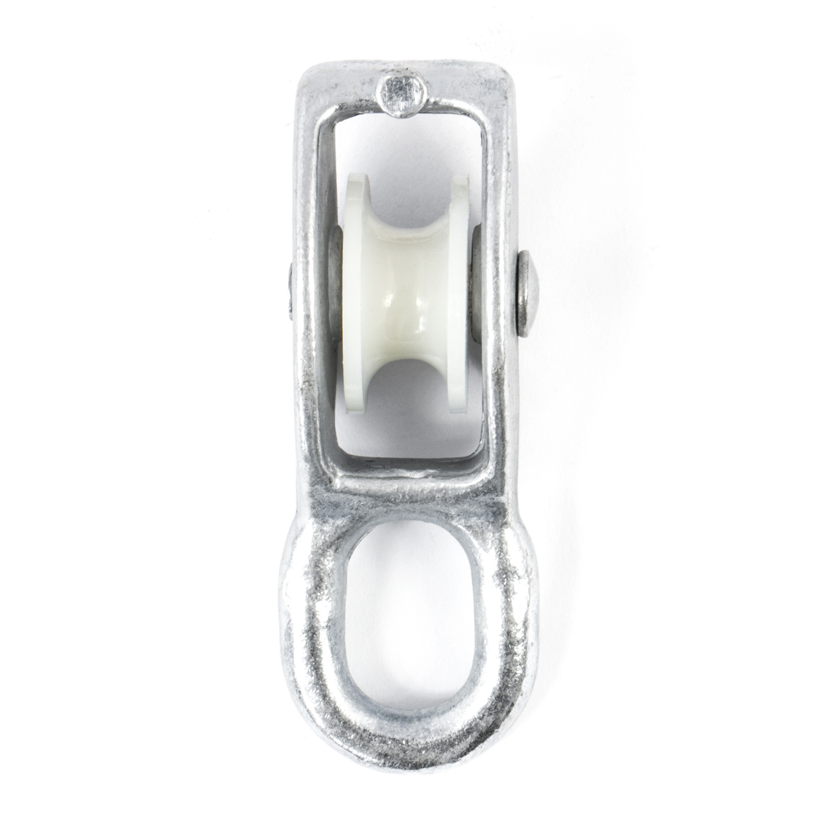 1 x Bloczek pojedynczy linowy do lin ocynk 150kg Maksymalna średnica liny 6 mm