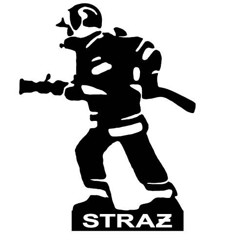 

Naklejka na samochód na auto Straż Strażak
