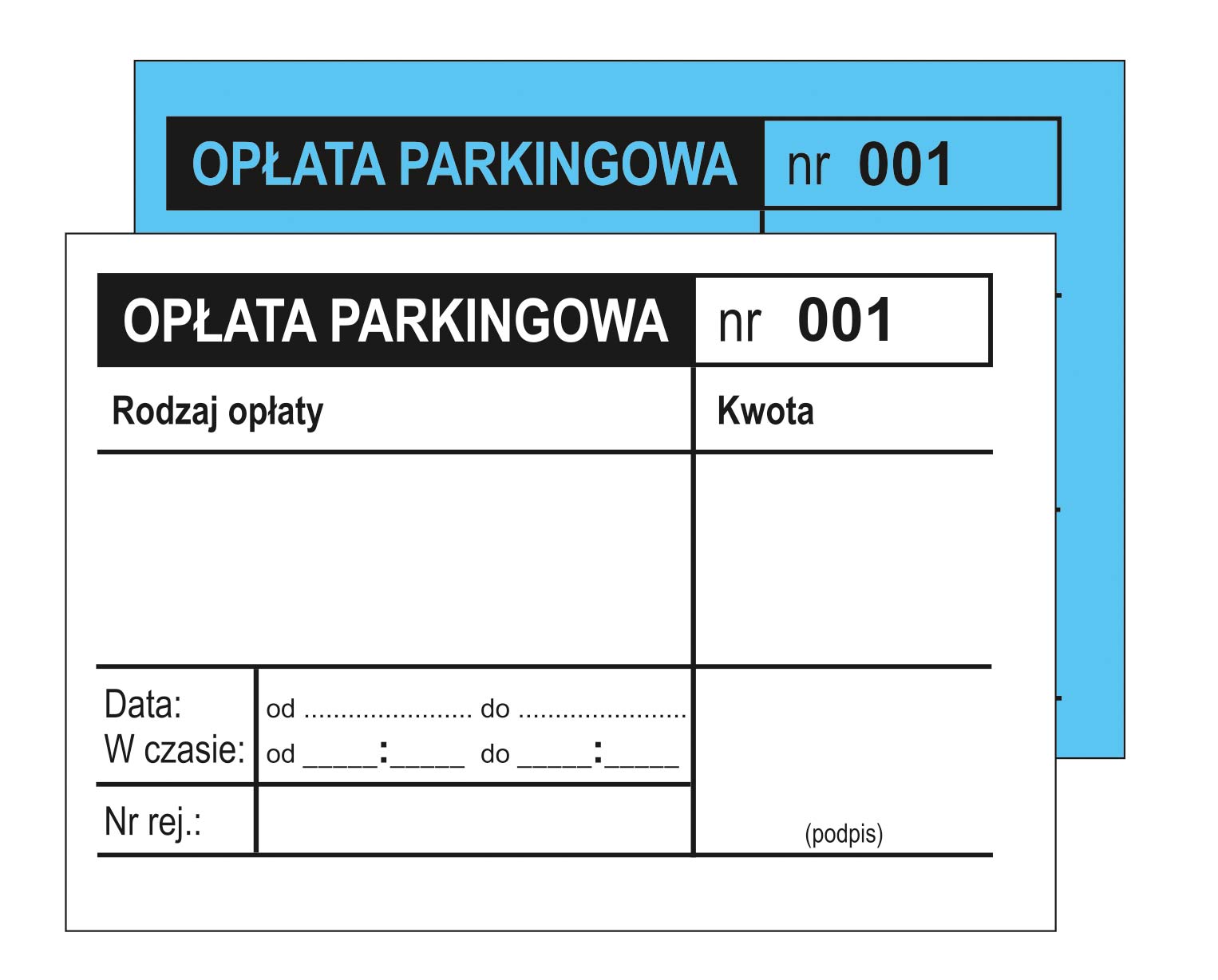 

Bloczki druki samokopiujące A4 A5 A6 A7 DL