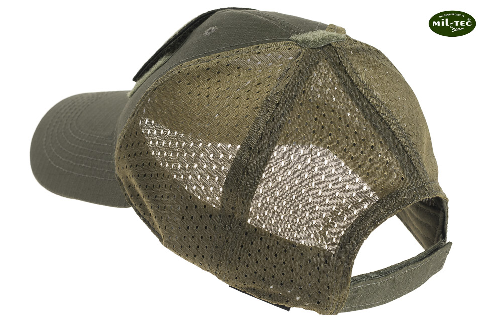 CZAPKA BASEBALL z Daszkiem z SIATKĄ MT - OLIV Rozmiar uniwersalny
